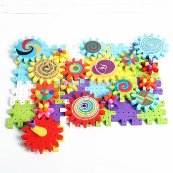 Fun With Gears Building Set Learning Blocks,Spinning Gears,Farm Gear,Kaleidoscope Gear Combination Educational STEM Toys for kid