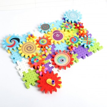 Fun With Gears Building Set Learning Blocks,Spinning Gears,Farm Gear,Kaleidoscope Gear Combination Educational STEM Toys for kid