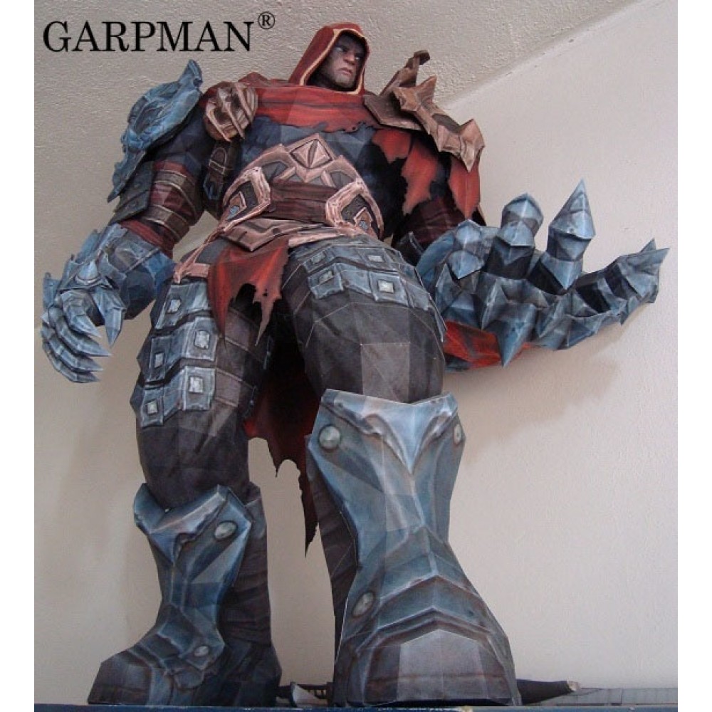 80cm Darksiders Wrath War Guerra Paper Model