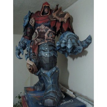 80cm Darksiders Wrath War Guerra Paper Model