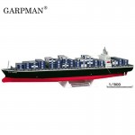 1:800 Container Ship 3D Paper Model DIY Puzzle Manual Class Three-dimensional Origami Parent-child Toys