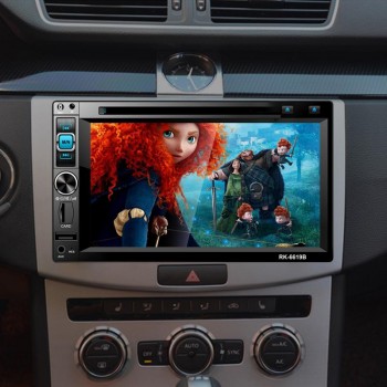 Universal DC 12V Full HD 1080P 2 DIN Car Multimedia CD DVD Player Player Steering Wheel Control FM Radio Bluetooth Player