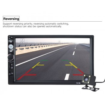 car audio 7 HD Player MP5 Touch Screen Digital Display 2 din car radio Bluetooth Multimedia USB Autoradio Car Backup Monitor