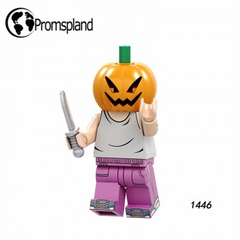 8pcs/lot All Saints Day Mini Figures Hallowmas Pumpkin/Vampire/Clown Building Blocks Compatible With LegoINGlys Toys Gifts 4.5cm