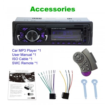 LaBo Car Radio Stereo Player Bluetooth Phone AUX-IN MP3 FM/USB/1 Din/SWC Remote/remote control 12V Car Audio Auto 2019 Sale New