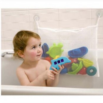 Baby Toy Mesh Bag Bath Bathtub Doll Organizer Suction Bathroom Bath Toy Stuff Net