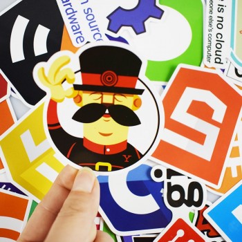 50 Pcs Programming Stickers Java JS Php Docker Bitcoin Html Cloud Language APP Logo Funny Stickers For Laptop Car DIY Stickers