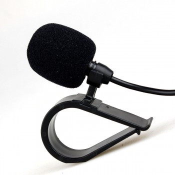 High Quality! Special Black Hands Free Clip on 3.5mm Mini Studio Speech Microphone