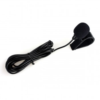 High Quality! Special Black Hands Free Clip on 3.5mm Mini Studio Speech Microphone