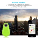 Mini Smart GPSBluetooth 4.0 Low Energy Anti-Lost Alarm Wireless Remote Shutter GPS Tracker Alarm Keychain for Kids,Keys,Pets,etc