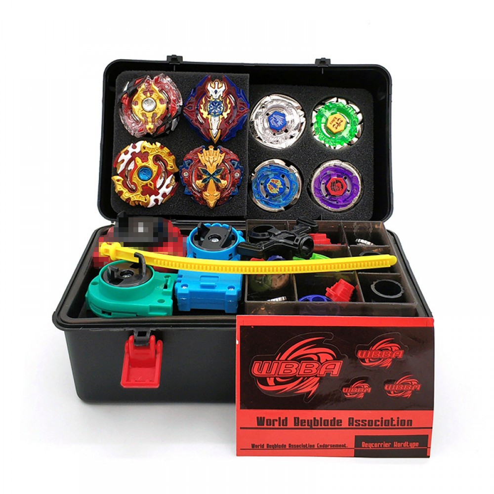 8PCS Beyblade burst Toupie Beyblades Metal Fusion Black Beyblades Set Box bey blade Launcher Beyblade Toys For Childn Bayblade