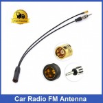 FM/AM DAB Car Radio Active Antenna Aerial Splitter Adapter Cable SMB Converter