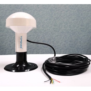 4800 baud rate 12V RS232 NMEA protocol GPS chips boat marine GPS receiver module antenna RS-232, Mushroom housing with bracket