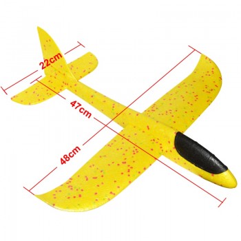 48cm Big Good quality Hand Launch Throwing Glider Aircraft Inertial Foam EPP Airplane Toy Children Plane Model Outdoor Fun Toys