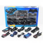 10pcs/set Mini BATMOBILE Diecast Cars 1:64 Electroplated Metal Fast and Furious Batman The Dark Night Model Car Toys for Kids