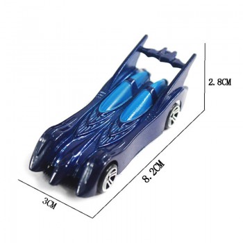 10pcs/set Mini BATMOBILE Diecast Cars 1:64 Electroplated Metal Fast and Furious Batman The Dark Night Model Car Toys for Kids