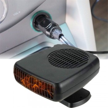 200W 12V Car Truck Auto Heater Hot Cool Fan Windscreen Window Demister Defroster Swing-out Handle Driving Enthusiasts Auto Kit