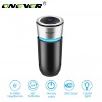 Onever Cup Shape Car Air Purifier Negative Ions Air Cleaner Ionizer Air Freshener with Car Charger Remove PM2.5 Formaldehyde