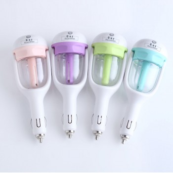 1Pcs 12V Car Steam Air Humidifier Aroma Diffuser Mini Air Purifier Aromatherapy Essential Oil Diffuser Mist Maker Fogger