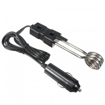 Black 12V 120w Hot Immersion Electric Heater Element Kettle Mug Water Tea Coffee Car