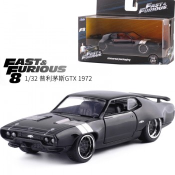 1:32 Jada Classic Metal Fast and Furious 8 Race Car Alloy Diecast Toy Model CarsToy For Children Gifts Collection Free Shipping