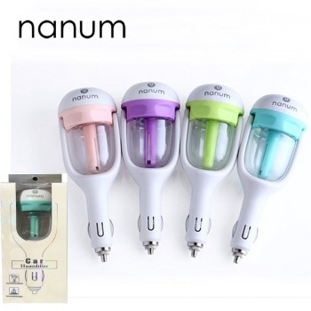 Nanum 12V Car air fresheners charger humidifier fresh refreshing fragrance lasting addition to static metal head DHL 20 pcs/lot