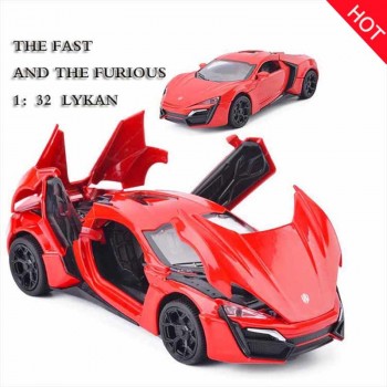 Hot 1:32 Fast amp; Furious Lykan Alloy Car Model Diecasts amp; Toy Vehicles Toy Car Metal Toy Kid Toys for Children Gift