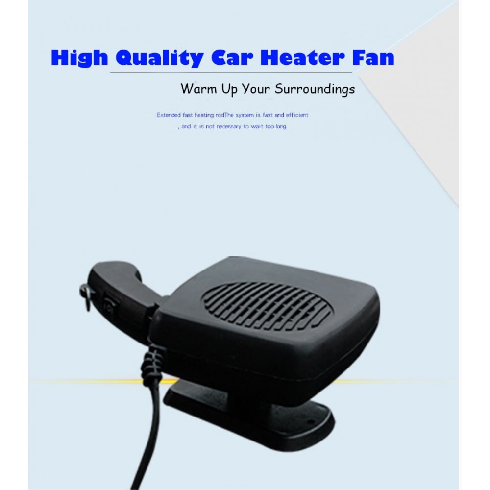 12V 150W Car Heater Heating Demister Defroster 2 In 1 Defrost Fog Auto Temperature Control Device Portable Heater