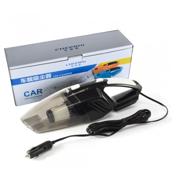 Hippcron Car Vacuum Cleaner Mini With LED Light Wet And Dry Dual-Use High Power Cleaner 12V 120W