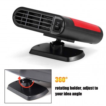 200W 12V Car Parking Heater Electric Heating Cooling 2 in 1 Hot Warm Fan Auto Heater Dryer Heated Windshield Demister Defroster