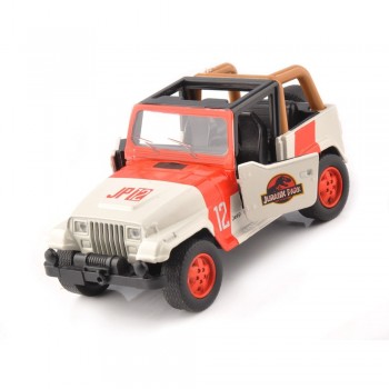 Cheap kids toys 1/32 Alloy Diecast Jeep Wrangler Jurassic Park 1/32 Scale Orange/White Diecast car model toys Children Gift