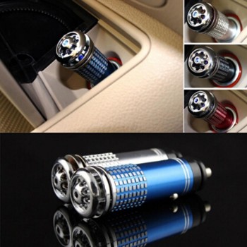 Mini Auto Car Fresh Air Anion Oxygen Bar Car Air Purifier Oxygen Bar Cigarette Lighter DC12V 100000 Pcs/cm