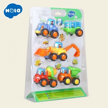 HOLA 326 Baby Toy Truck Vehicle Pull Back Car Model Children Playing Toys Beach Sand Tools with Original Box