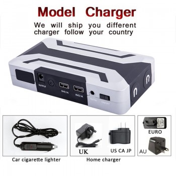 JKCOVER 1200A 12V Car Battery Jump Starter Auto Jumper Engine Power Bank Starting Up Petrol 8.0L Diesel 6.0L Car booster