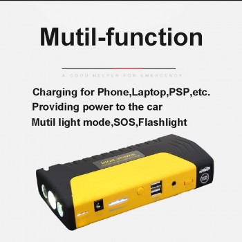 Muti-function Jump Starter 600A 16800mAh High Power Battery Charger Dual USB Vehicle Jump Starter Booster Car Starting Device