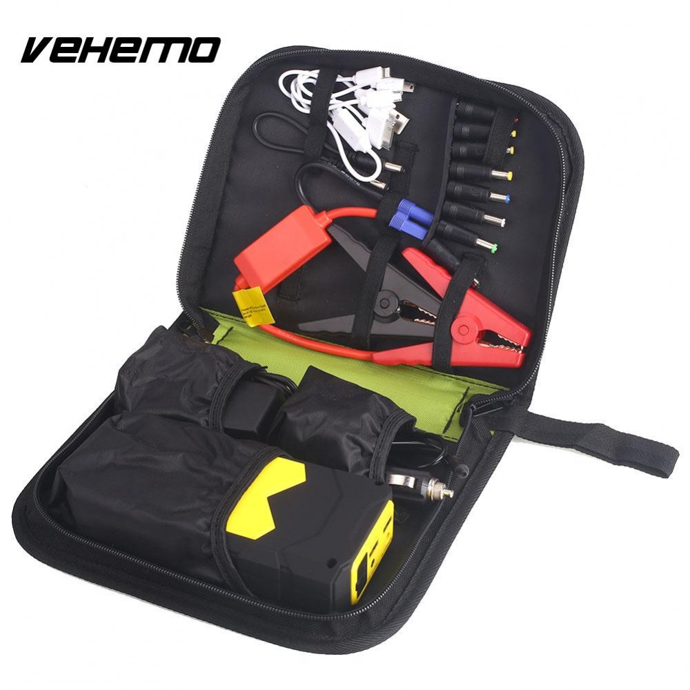 Vehemo 89800mAh Battery Charger Spare Battery Jumper Starter Universal Jumper Starter Power Bank Booster Charger