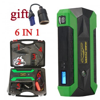 JKCOVER Car Jump Starter Petrol Car Battery Charger Emergency 60C Discharge Auto Starting Booster 68000 mWh High Power Pack Bank