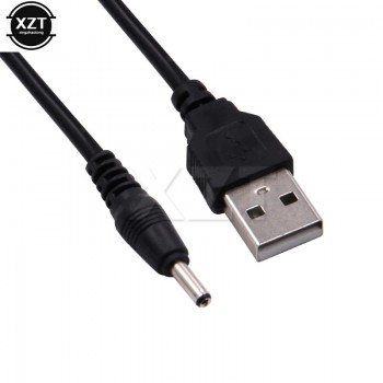 USB 2.0 A Male To 3.5x1.35mm 3.5mm Plug Barrel Jack 5V DC Power Supply Cord Adapter Charger Cable 3.5*1.35mm