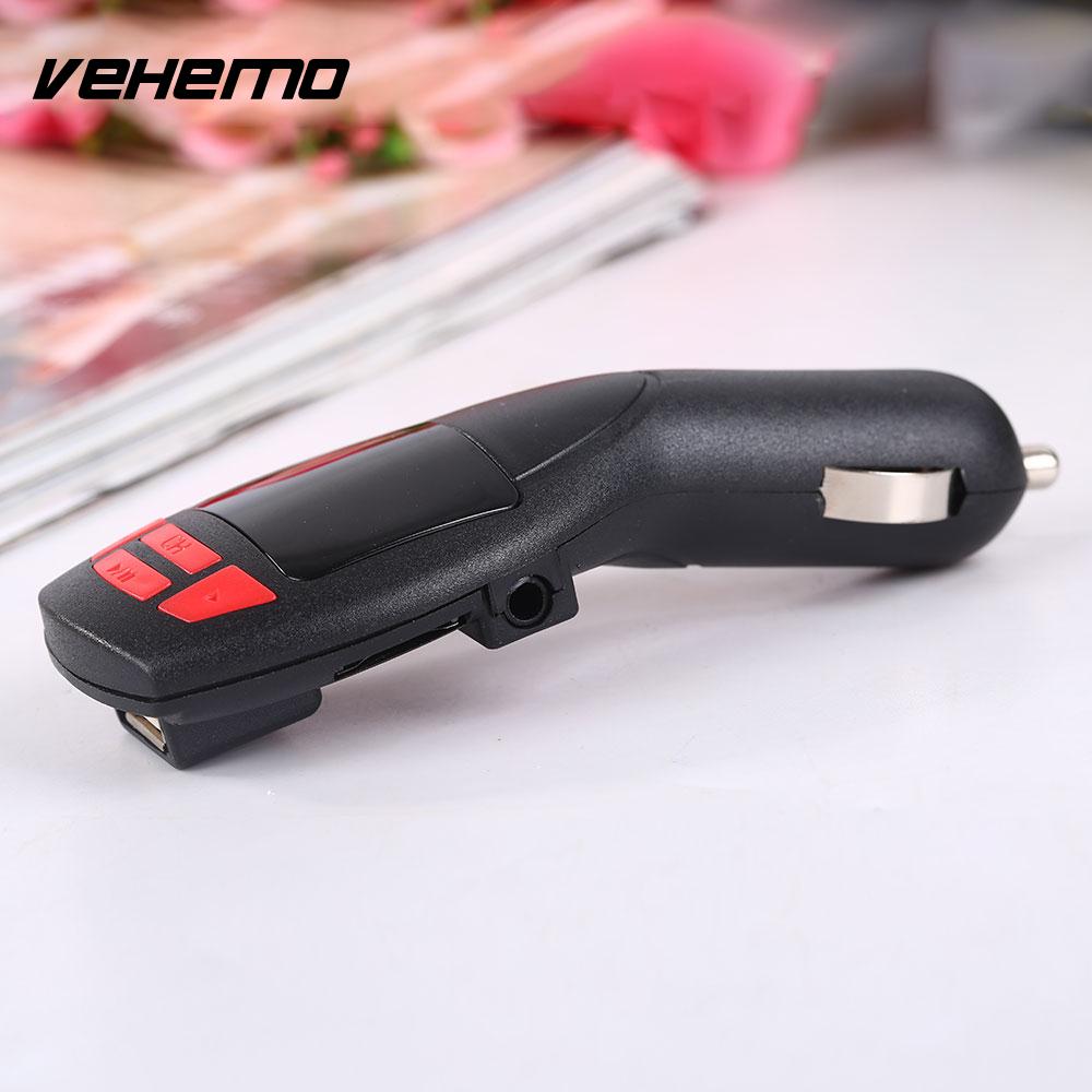 Vehemo DC 12V USB TF Car Mp3 Music Player Audio Player Universal Stereo Radio Vehicle FM Transmitter Smartphones Car Accessories