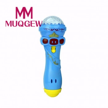 MUQGEW 2018 Cute Mini Toy Funny Lighting Wireless Microphone Model Toy Best Gift Music Karaoke 15