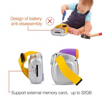 Mini Digital Kids Camera High-definition 5.0MP 1.44in COMS 1.3MP 4X Zoom DV Camcorder Display Cameras Toys Gifts for Children