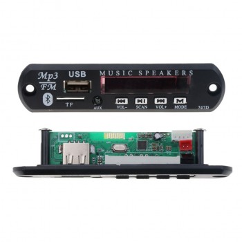 Wireless Bluetooth 12V MP3 WMA Decoder Board Audio Module 3.5mm AUX USB TF FM Radio With Remote Controller for Car accessories