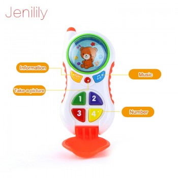 Baby Toys Baby Cell Phone Toy With Sound And Light Learning Study Kid Music Phone Educational Toy Birthday Christmas Gift