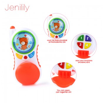 Baby Toys Baby Cell Phone Toy With Sound And Light Learning Study Kid Music Phone Educational Toy Birthday Christmas Gift