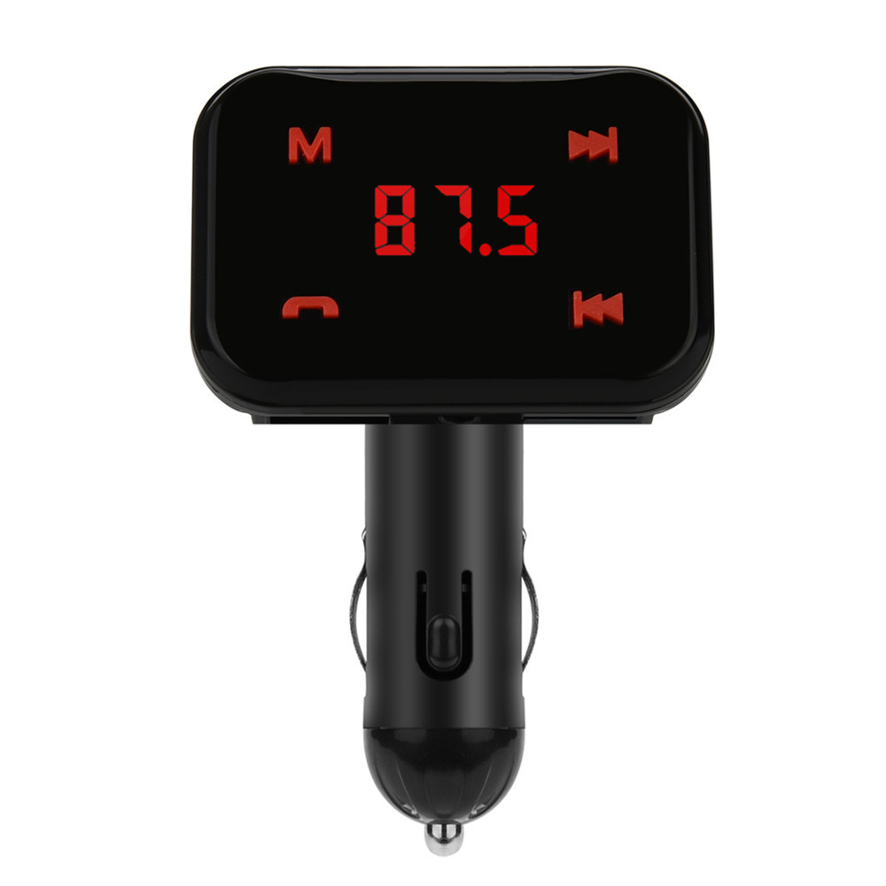 Multifunction Car Bluetooth MP3 Kit Hands-free FM transmitter Cigarette Lighter USB Charger C26 Usb To Mp3 Adapter FM Modulator