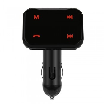 Multifunction Car Bluetooth MP3 Kit Hands-free FM transmitter Cigarette Lighter USB Charger C26 Usb To Mp3 Adapter FM Modulator