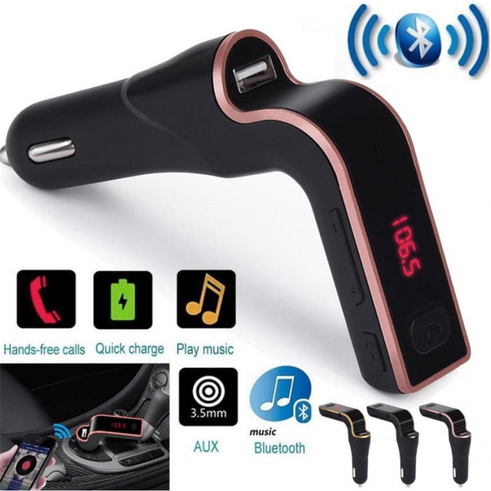 New USB Car MP3 Players 1PC Universal Car Bluetooth FM Transmitter MP3 Radio Player USB Charger High Quality  30