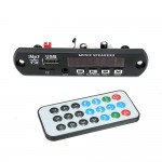 5v 12v Bluetooth 4.2 MIC Audio Module MP3 WMA Player MP3 decoder with Board Module TF Card Slot / USB / FM / remote display