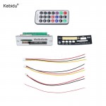 kebidu 2017 Hot sale USB MP3 Player Board Car Bluetooth Handsfree MP3 Player Module With Remote Control USB FM Aux Radio for Car