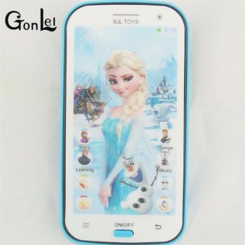 GonLeI Snow Queen Toy Phone Talking Princess Anna Elsa Phone Mobile Learning amp; Education Baby Mobilephone Electronic Kids Toys